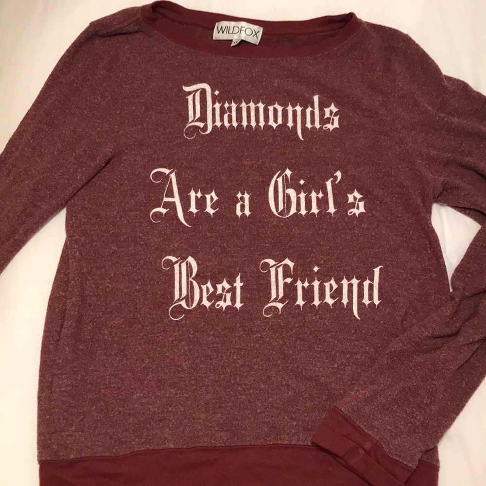 Wildfox Diamonds Are a Girl’s Best Friend Jumper